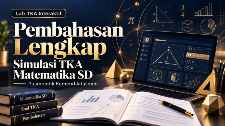 Pembahasan Lengkap Simulasi TKA Matematika SD (Pusmendik Kemdikdasmen)